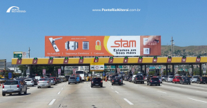 STAM - Campanha publicitária no Mega Painel da Ponte Rio-Niterói