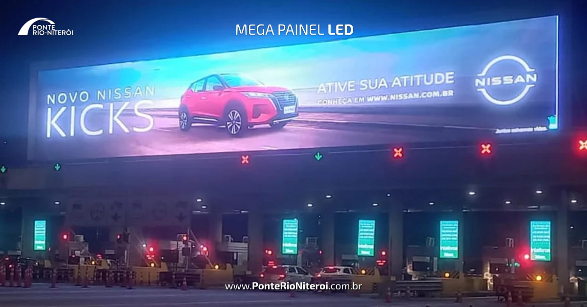Mega Painel LED da Praça do Pedágio